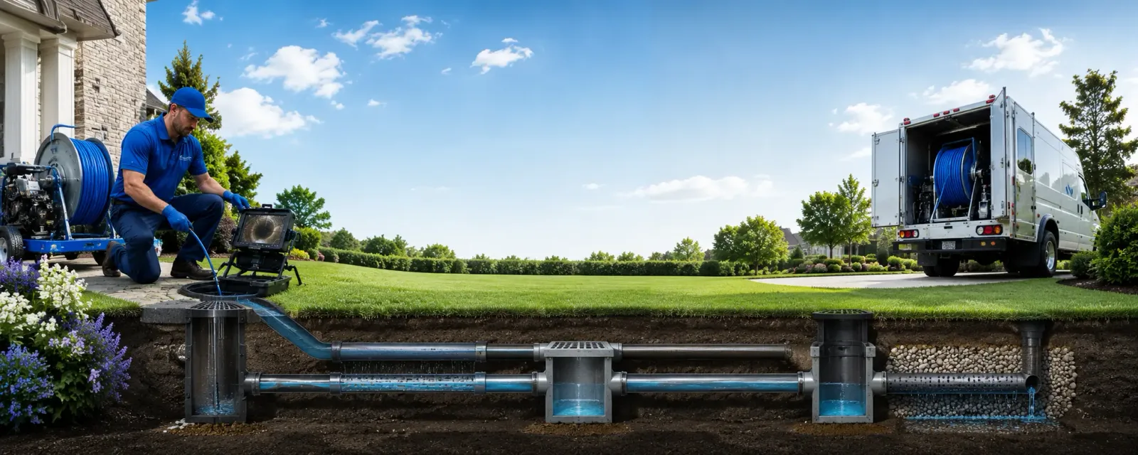 Outdoor drain cleaning information for Morrow, LA